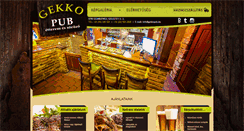 Desktop Screenshot of gekkopub.hu